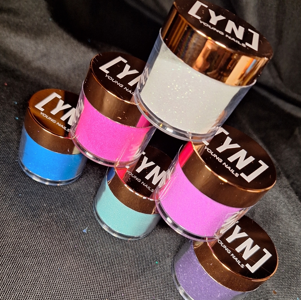 Young nails fine glitter bundle